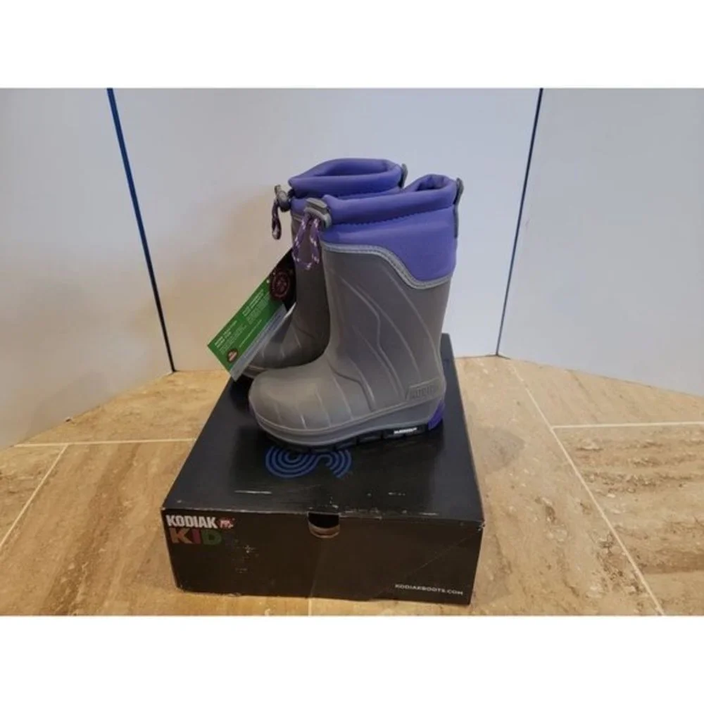 NEW Kodiak Kids Grey Purple Passion US 9‎ Big Kids